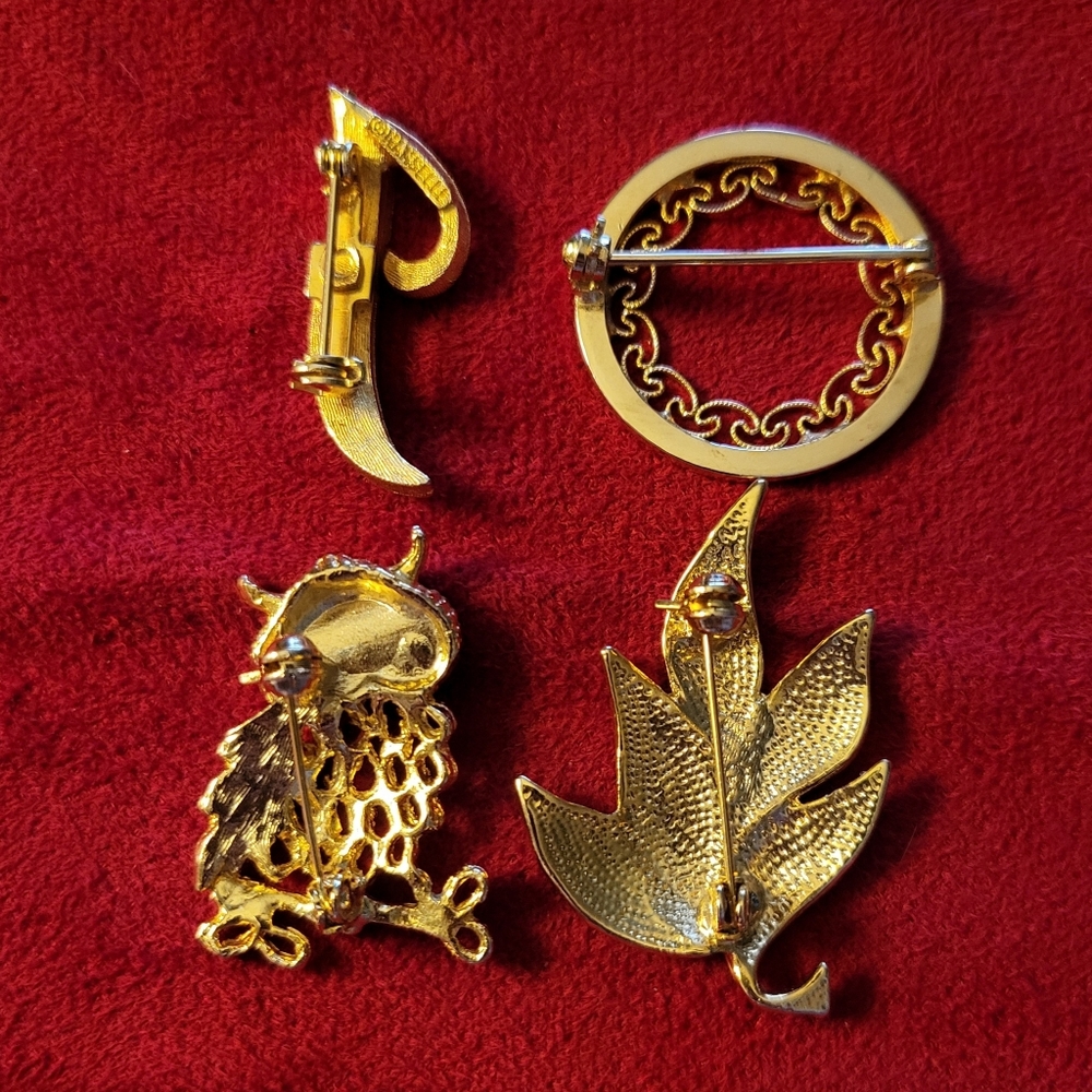 Lot Of 4 Vintage Pins - Picture 6 of 6